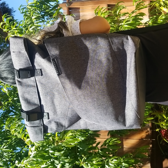bagsmart Bags Dark Grey Bagsmart Rolltop Laptop Backpack Poshmark